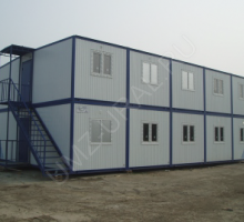 Отгружен 10-ти модульный двухэтажный Офис в г. Тобольск, Тюменской области - Производство вагон-домов и модульных зданий с 1997 года